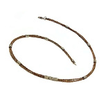 Art da Terra Designer Hand-Crafted Choker Gold Bead Necklace