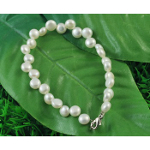 6" Bridal White Freshwater Pearl Bracelet