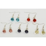 Mixed Faceted Crystal Glass Beaded Earrings