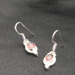 Artist-Crafted Sterling Silver & Purple Amethyst Earrings