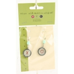 Closeout Linda Schneewind Retro Style Silver Plated Earrings 2