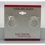 Liquidation Sterling Silver Twisted Hoop Earrings