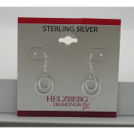 Liquidation Sterling Silver Concentric Circle Earrings