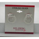 Liquidation Sterling Silver Braided Hoop Earrings