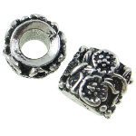 Tibetan Silver Victorian Blossoms & Berries European Spacer Bead