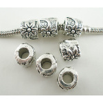 Tibetan Silver High-Relief Flower Blossom Wrap Spacer Bead