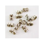 Silver Color Iron Ear Nuts Earrings Backs