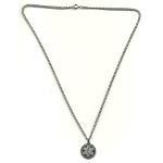 Stainless Steel Chain Necklace Caduceus Nurse Medical Pendant