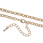 Boutique Gold Tone Faceted Clear Crystal Cluster Necklace