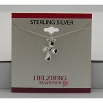 Liquidation Sterling Silver Religious Faith Pendant Necklace