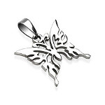 High Quality 316L Stainless Steel Reticulated Butterfly Pendant