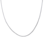 Sterling Silver Chain - Wheat 20" 1.2mm