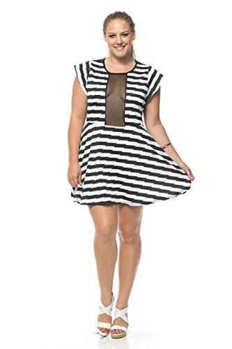 Size XL Joseph Q Geometric Stripe Dress