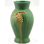 Tall Pinecone Vase in Cucumber Green