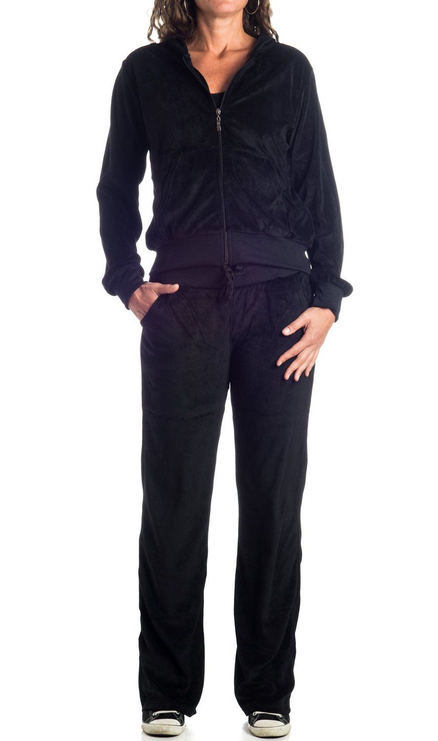 Size 3XL VKN Always Famous Velour Track Suit in Black