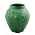 Falling Gingko Vase in Cucumber Green