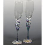 Champagne Stem Pair in Cool Mix