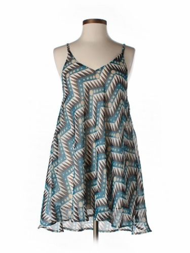 Size S Chandelier Mod Geometric Print Dress
