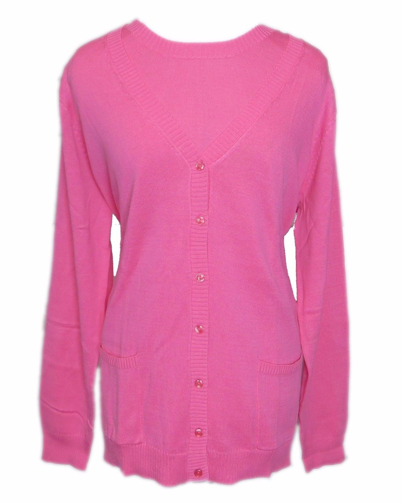 Size M Denim & Co. Sweater Set in Pink