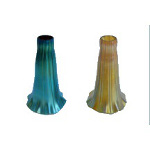 Ruffled Lily Favrile Glass Lamp Shade ~ Medium