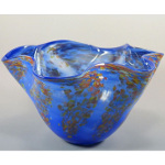 Wisteria Fluted Bowl in Blue