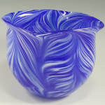 Peacock Bowl in Blue