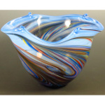 Pinched Bowl in Blue