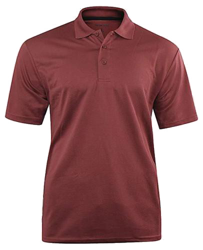 Size S Seasun Dry Fit Golf Polo Shirt in Burgundy
