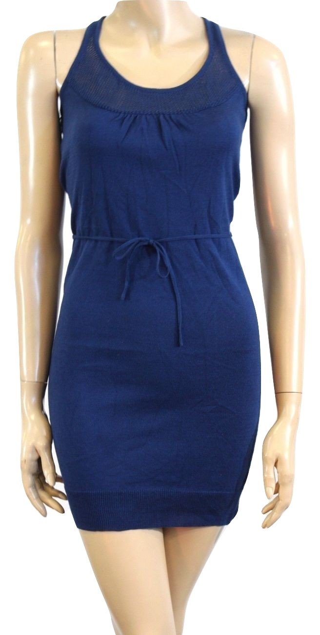 Size L Tulle Mesh Light Weight Dress in Blue
