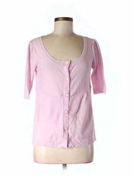 Size M Tulle Traditional Pink Cardigan