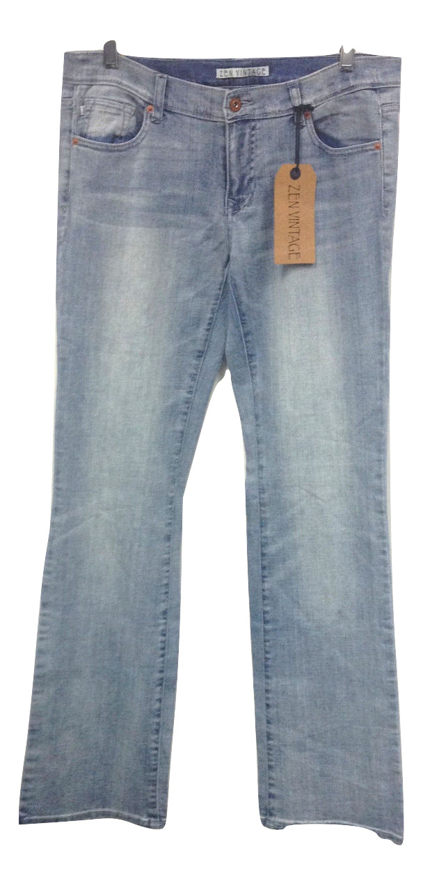 Size 8 Zen Vintage Light Wash Denim Jeans