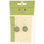 Closeout Linda Schneewind Retro Style Silver Plated Earrings 1