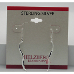 Liquidation Sterling Silver Twist Dangle Earrings