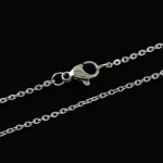 Bulk 20 Pack 316 Grade 20" Grade Stainless Steel Chain Necklaces