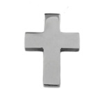 High Quality 316L Stainless Steel Solid Cross Pendant
