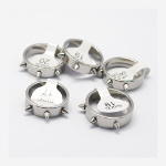 High Quality Stainless Steel 3 Spike Punk Biker Rings