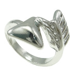 Silver Tone Metal Wrapped Arrow Ring Southwest Size 6.5