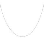 Sterling Silver Chain - Rhodium Plate 18" 2mm
