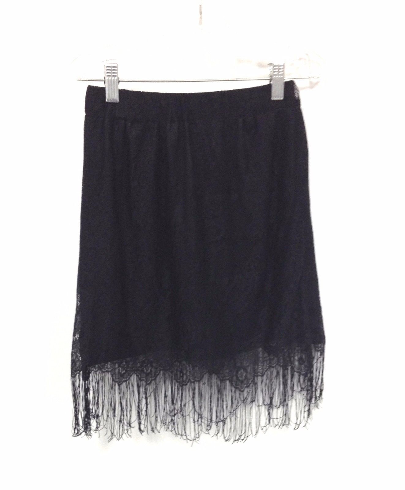 Size M Mags & Pye Sheer Black Lace Skirt